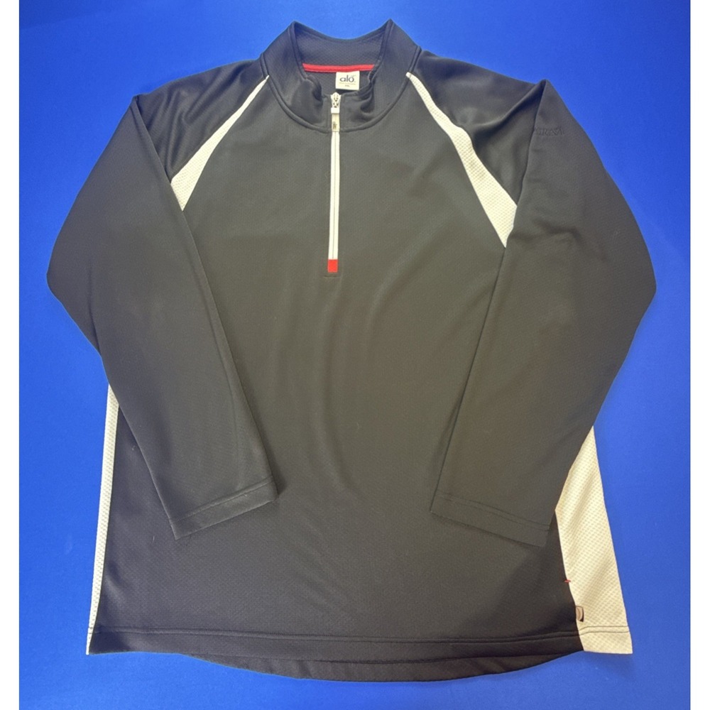 ALO Yoga 1/4 Zip Pullover Mens 2XL Nestle Purina Logo Long Sleeve Size